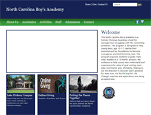 Tablet Screenshot of ncboysacademy.org